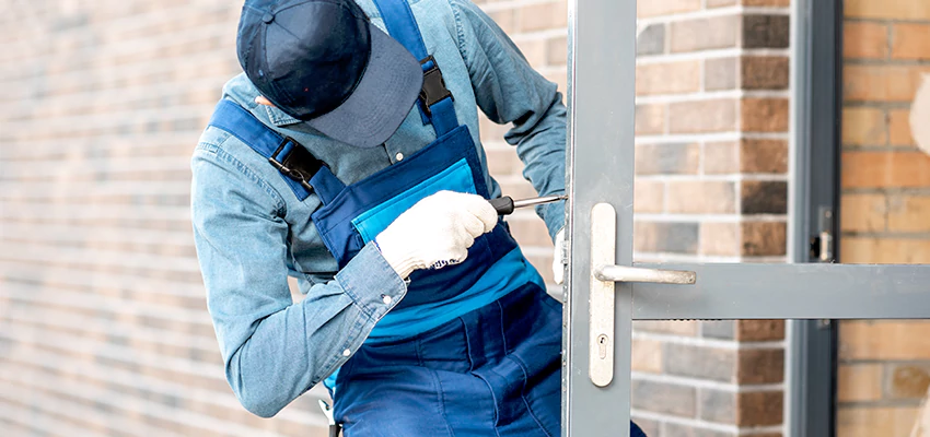 Pivot Storefront Door Locks Installation in Streamwood, Illinois